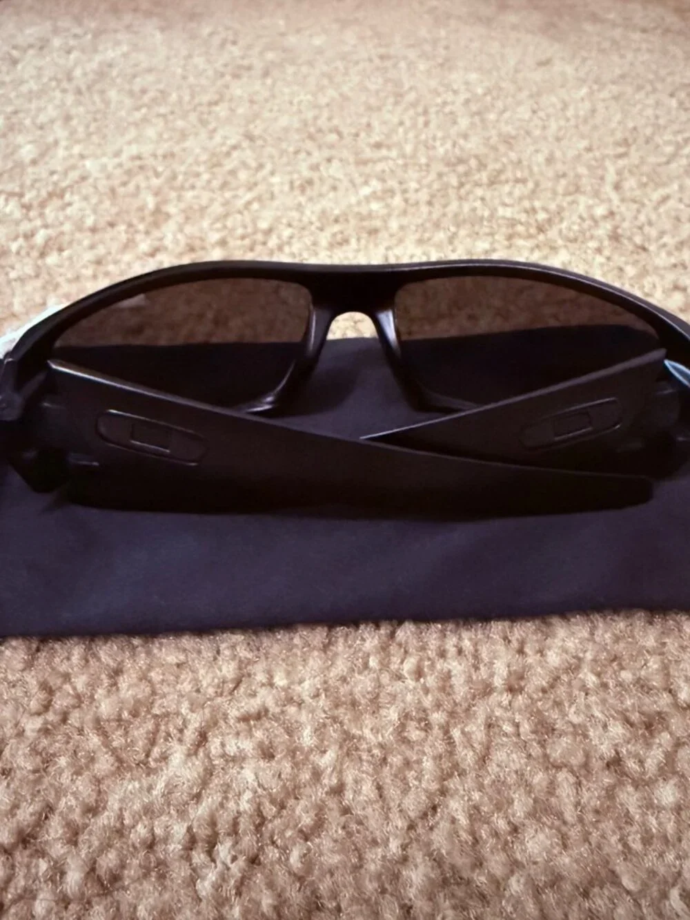 ( OO9014 ) Oakley Gascan Black Matte Frame Chrome Iridium Lens - Picture 10 of 11